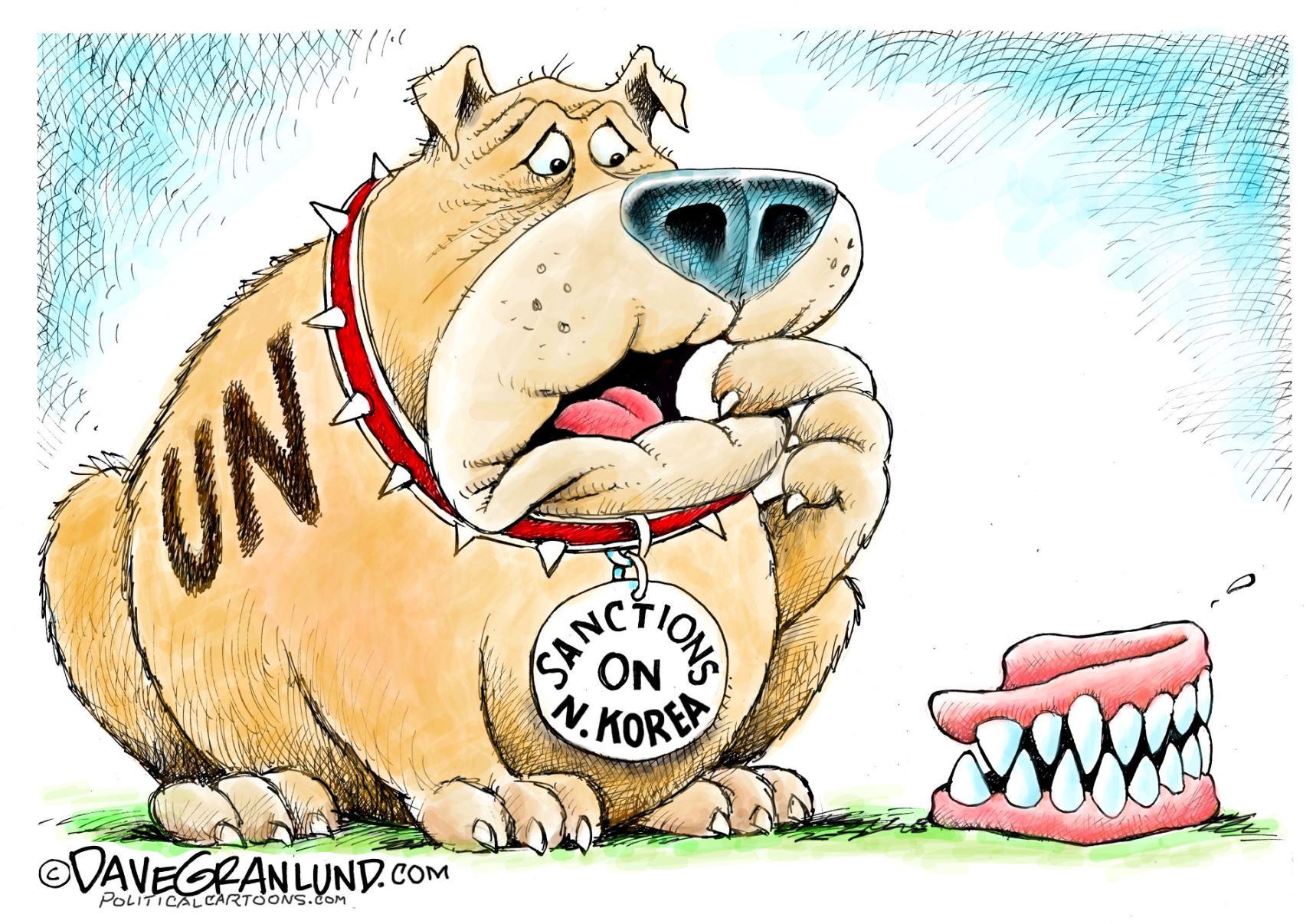North Korea and sanctions by Dave Granlund, Politicalcartoons.com